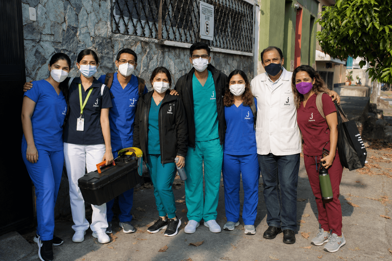 Healthcare professional at work
